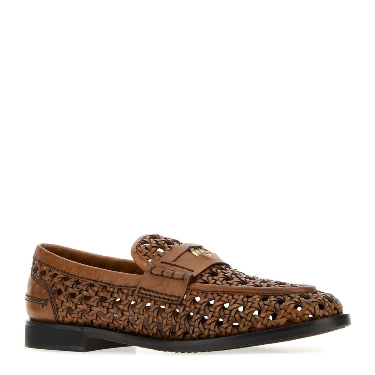 MAYFEYR - Miu Miu - Brown Leather Loafers - 5D683EF0153ZN7F0046