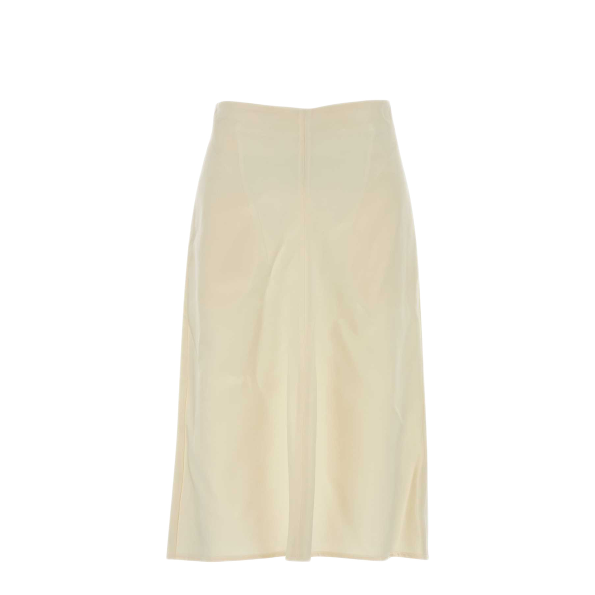 MAYFEYR - Bottega Veneta - Cream Satin Skirt - A007T3V6Z609107