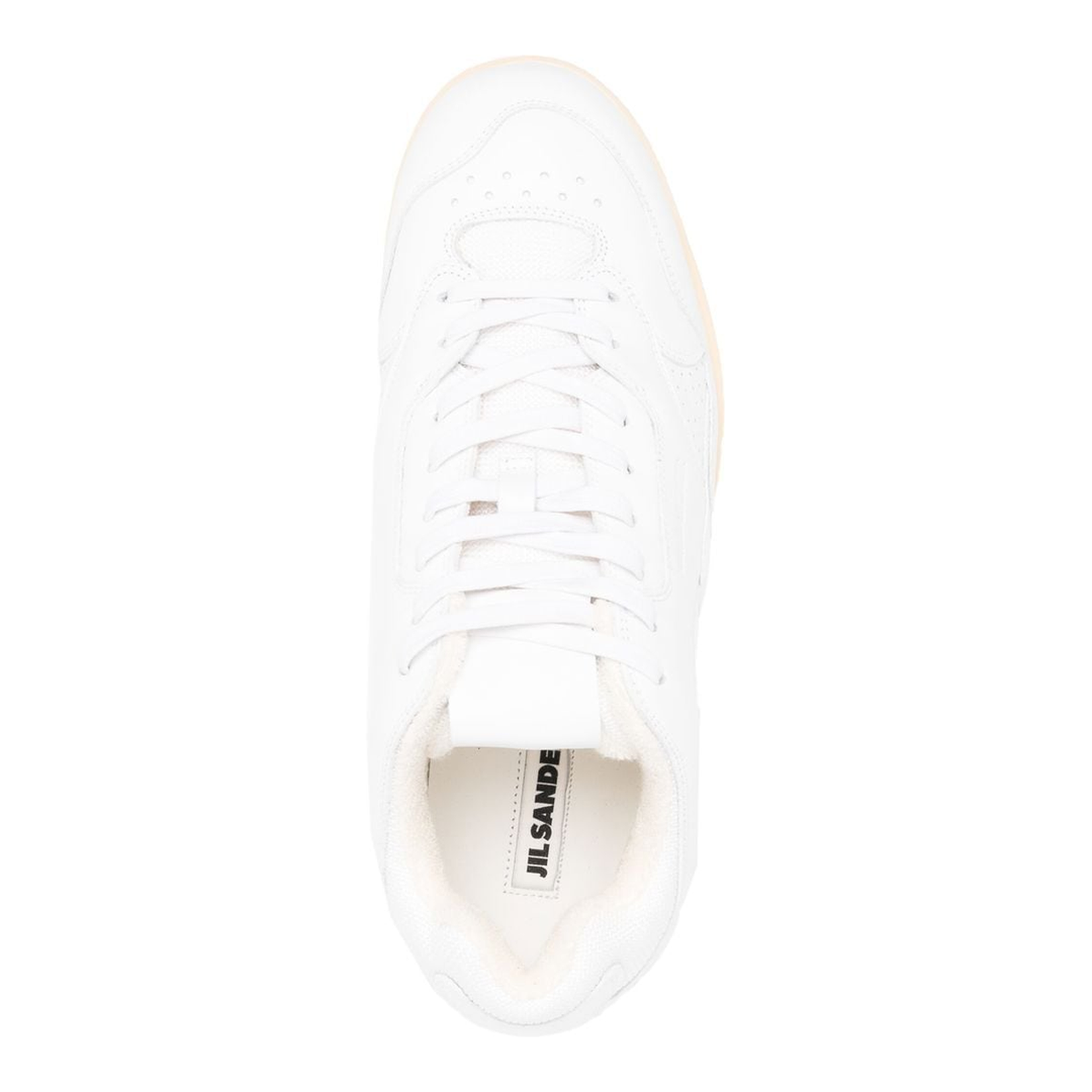 Panelled Low-Top Leather Sneakers