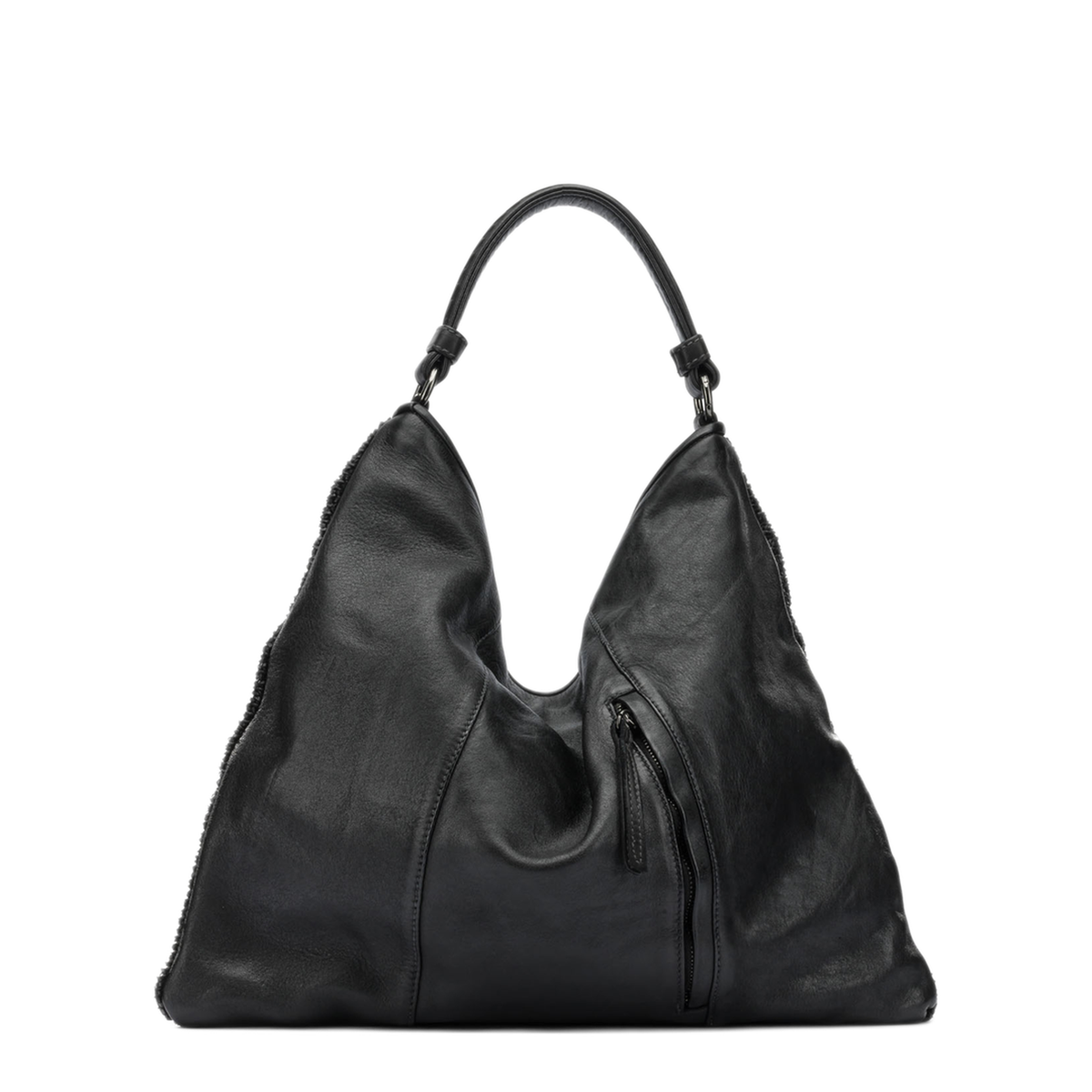 MAYFEYR - Reptile's House - Shoulder Bag Black Calf Leather - H811WAVENERO