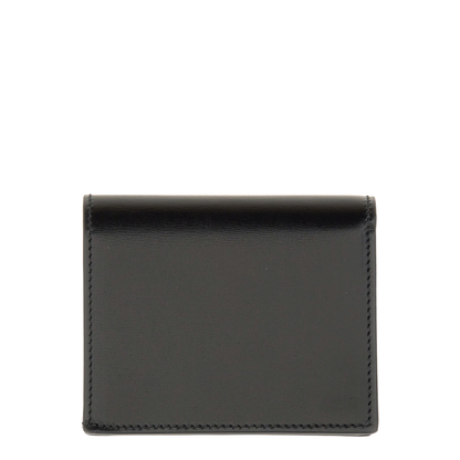 Leather Wallet with Printed Logo