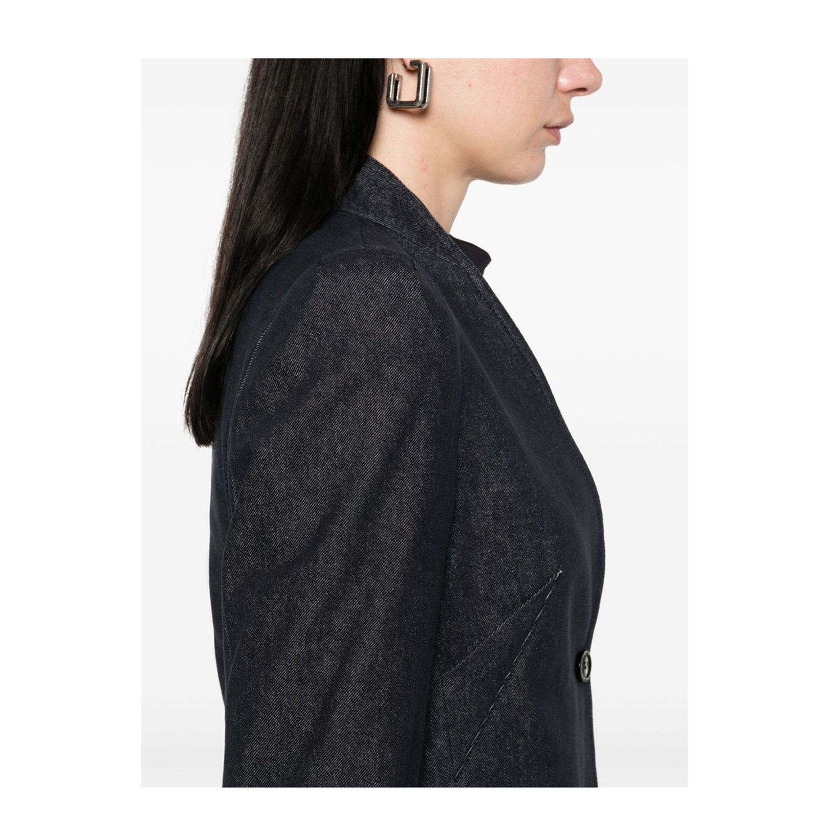 Cotton Single-Breasted Jacket