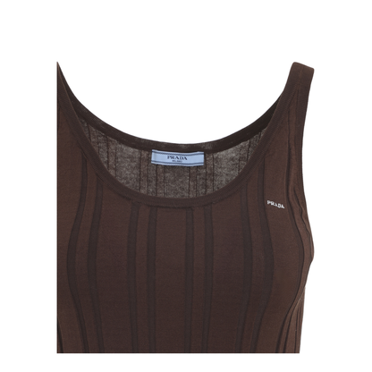 MAYFEYR - Prada - Ribbed Knit Tank Top - P29C31SOOO17WK