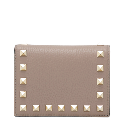 MAYFEYR - Valentino - Rockstud Wallet In Powder Pink Leather - 9W2P0P39VSHP45
