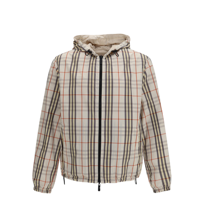 MAYFEYR - Burberry - Reversible Check Hooded Jacket - 8122908