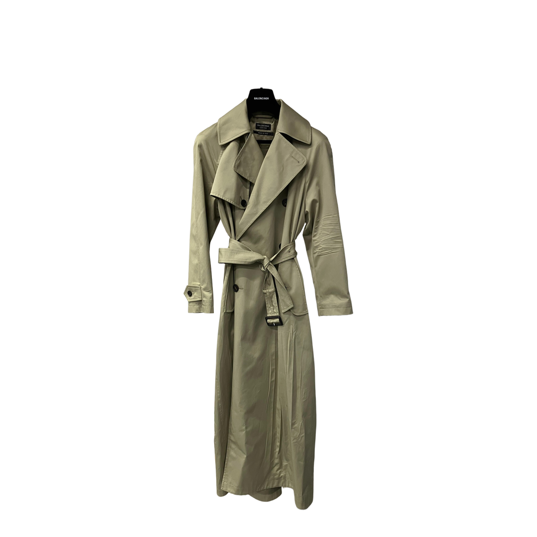Double-breasted Trench Coat Beige