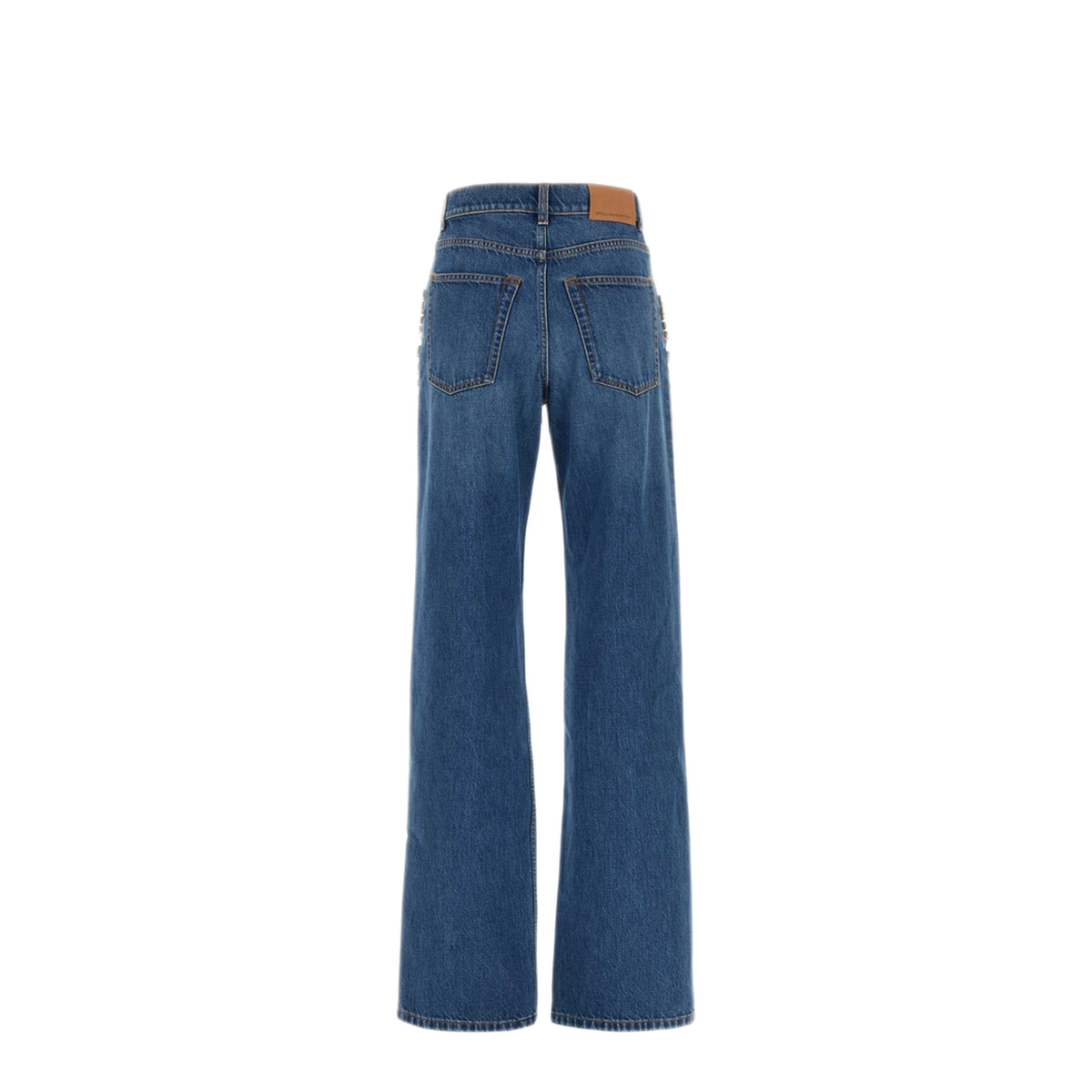 MAYFEYR - Stella Mccartney - Crystal Emb Straight Jeans - 6D05043SQH804407