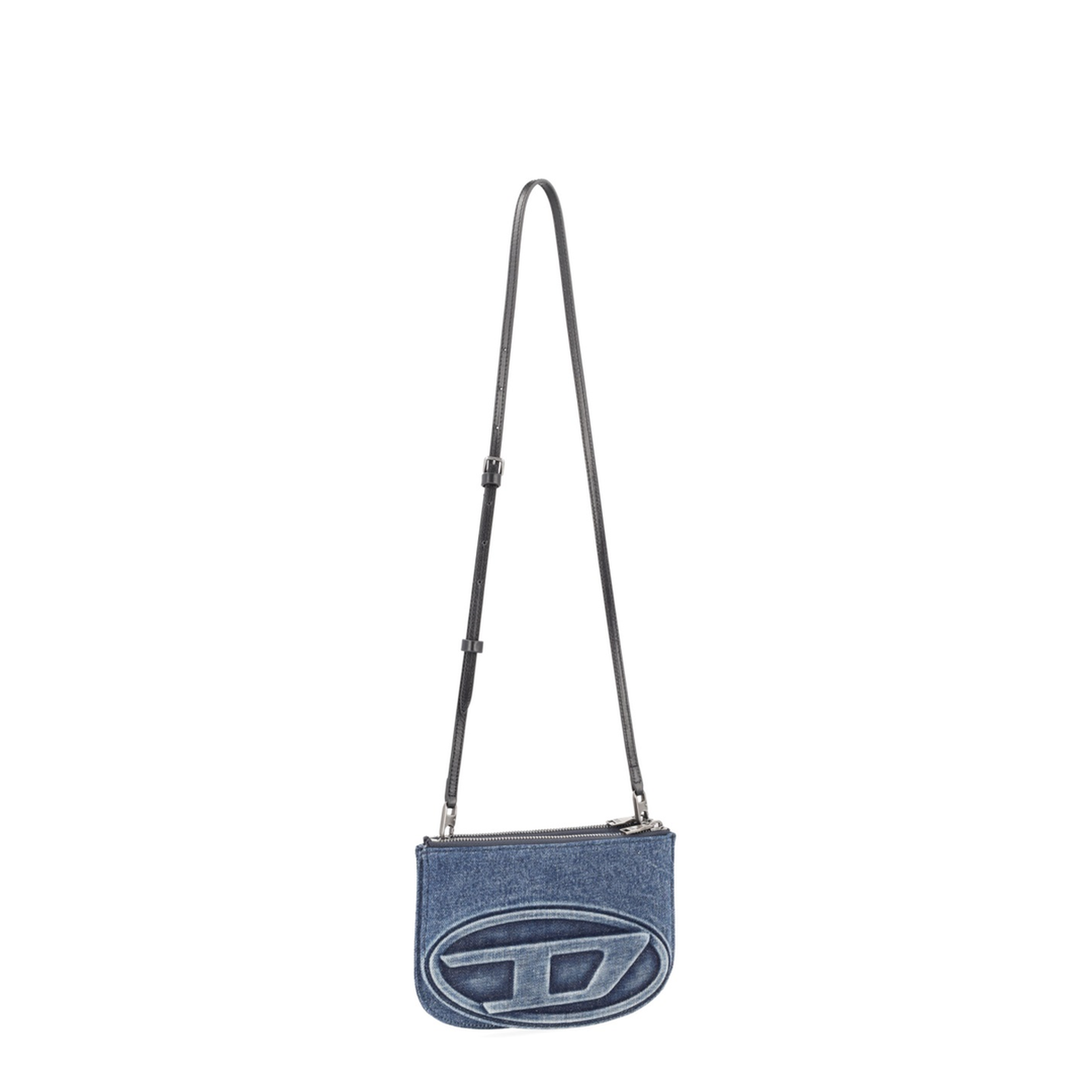 Twin Denim Shoulder Bag