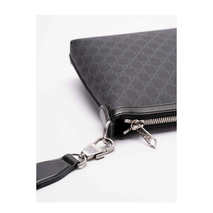 Ophidia Small Leather Pouch - Black