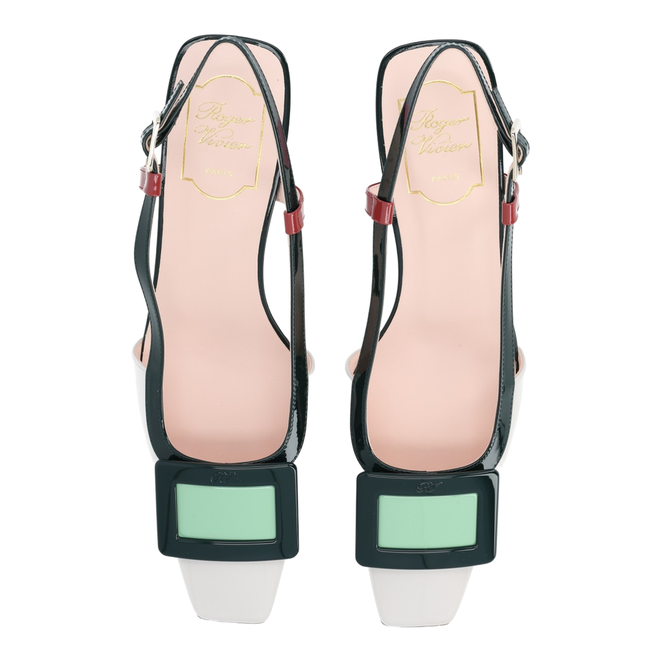 Slingback Pumps in Patent Leather