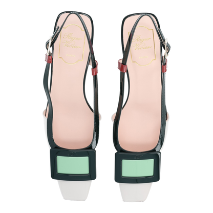 Slingback Pumps in Patent Leather