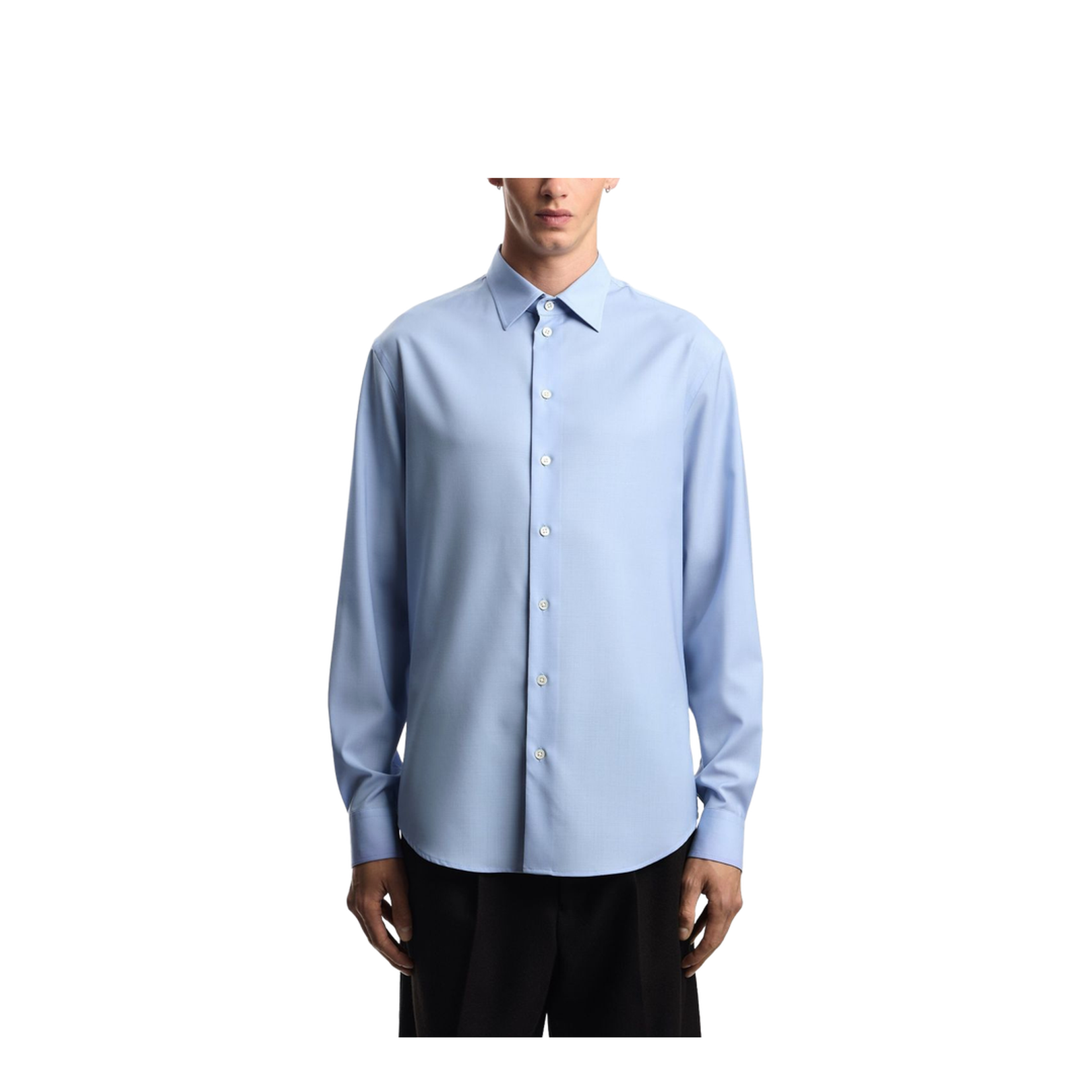 Icon Shirt in Tropical Light Wool Canvas