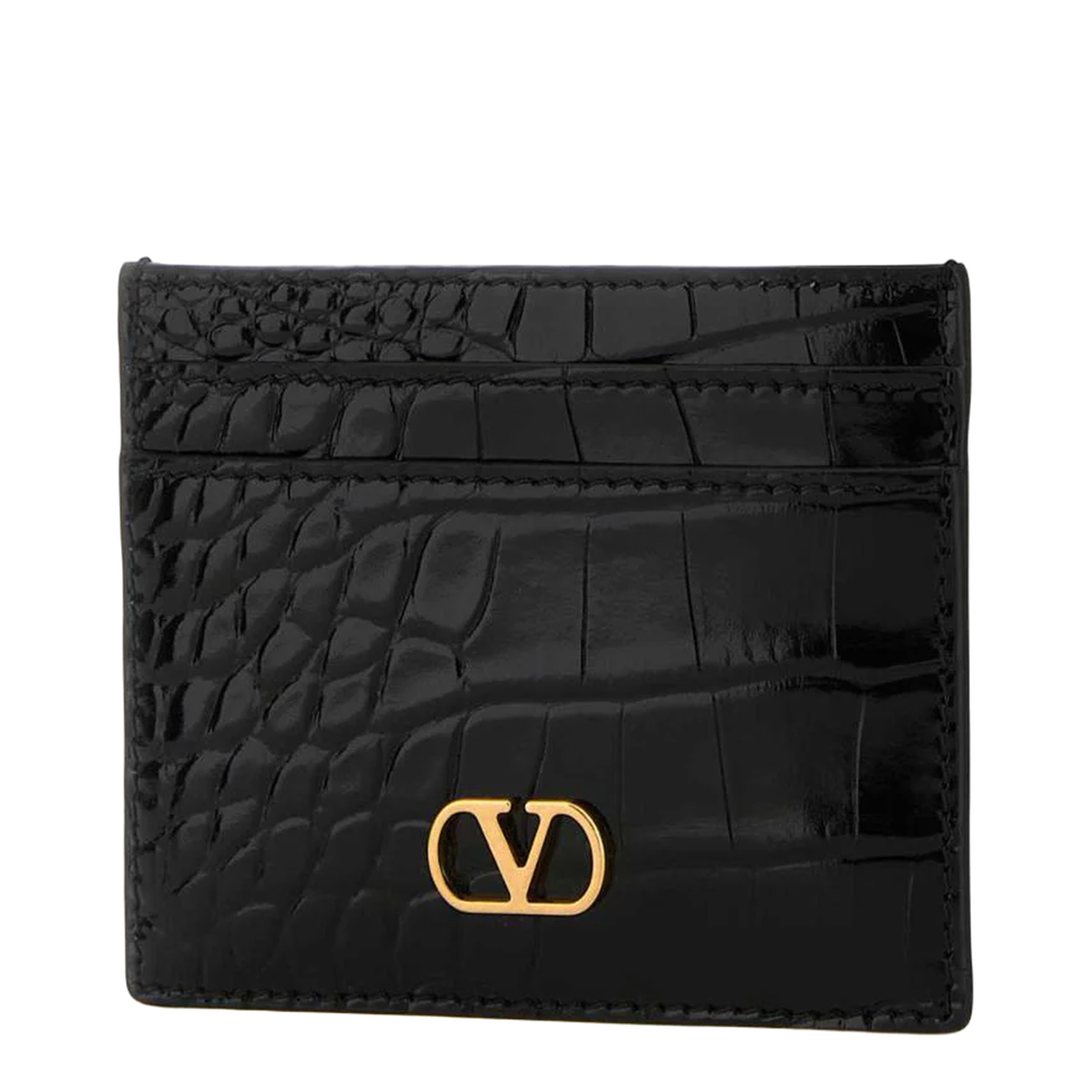 VLogo Plaque Bi-Fold Wallet