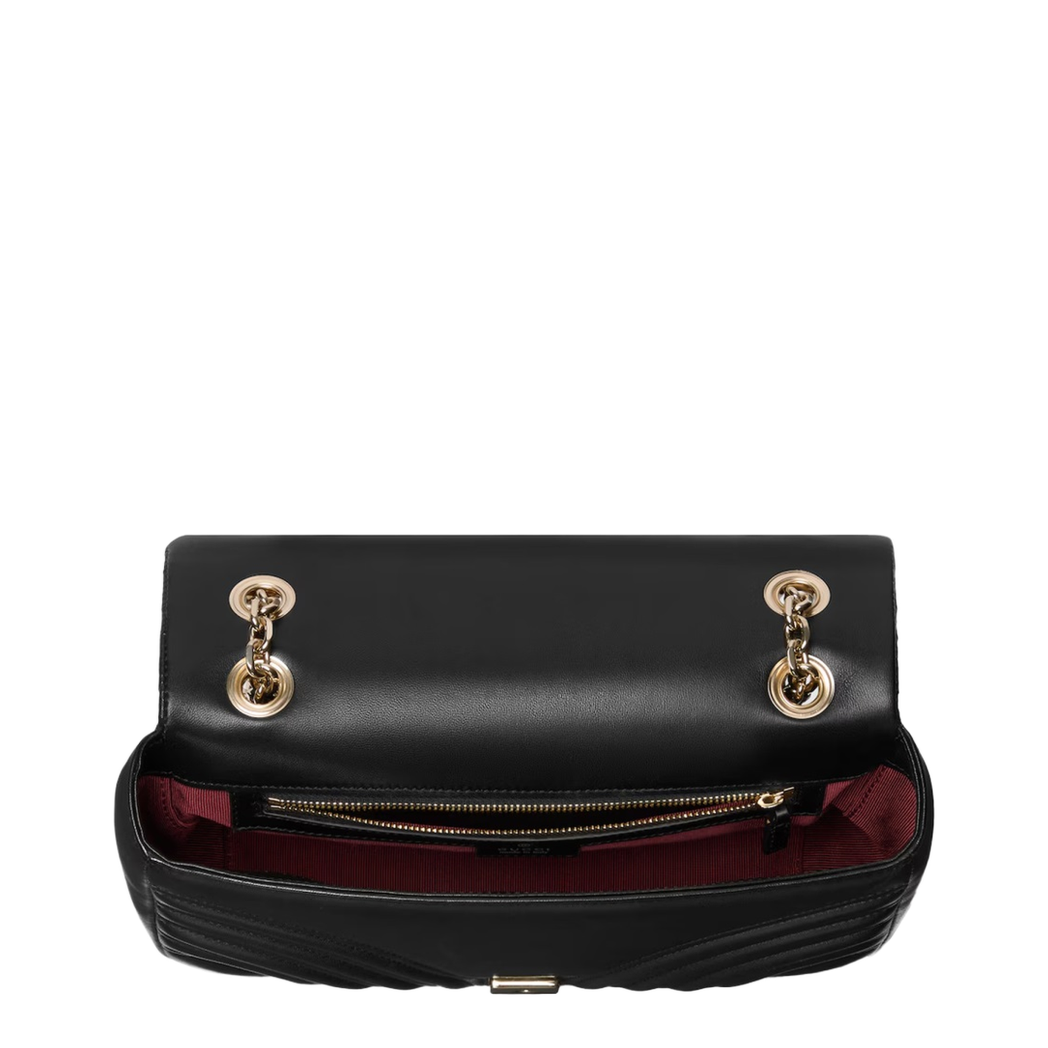 GG Marmont Medium Shoulder Bag - Black