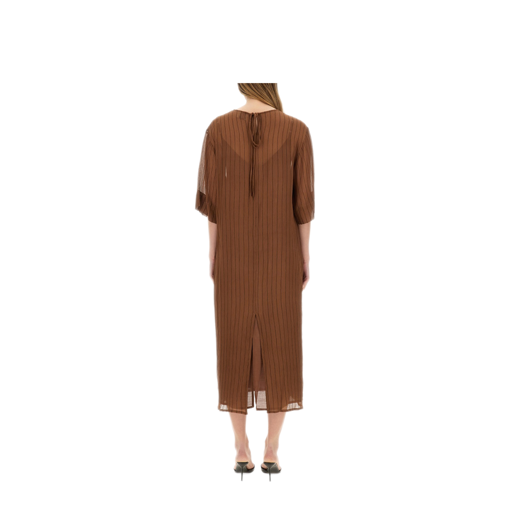 MAYFEYR - Alysi - Silk Midi Dress - 205311P5219CHOCO