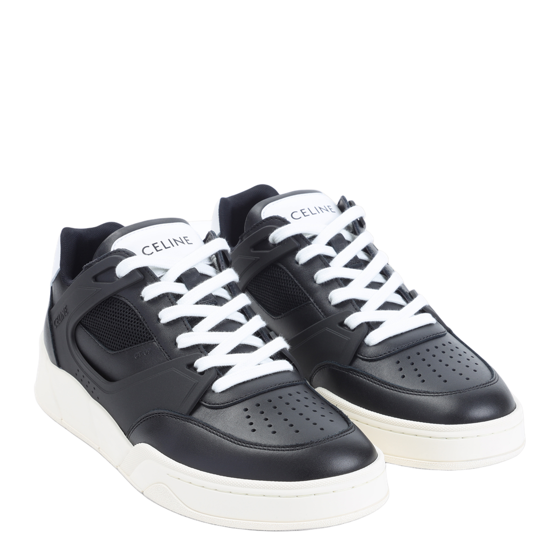 MAYFEYR - Celine - Ct-09 Leather Rubber And Mesh Sneakers - 361564995C
