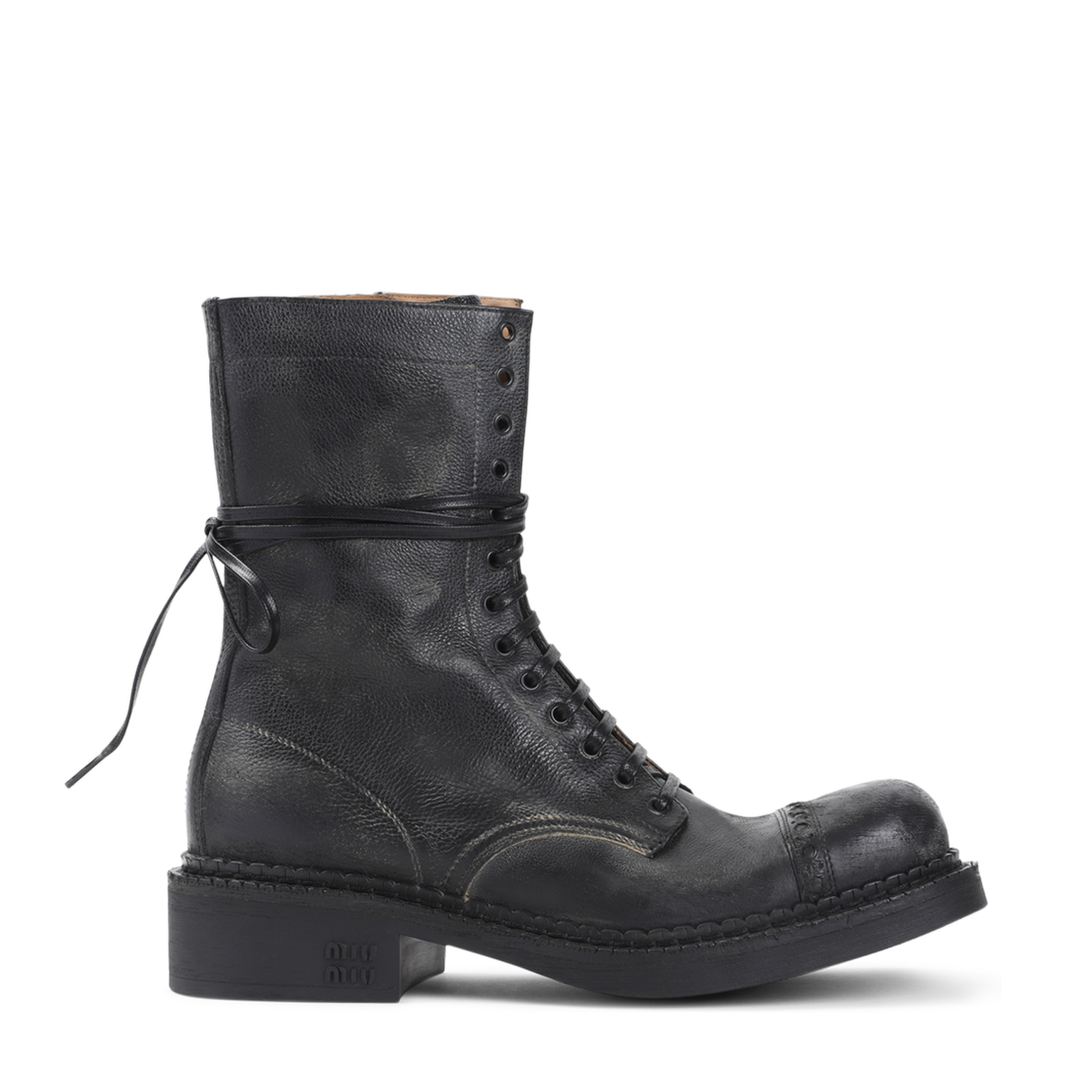MAYFEYR - Miu Miu - Laced Ankle Boots - 5U316EFG0352KJ