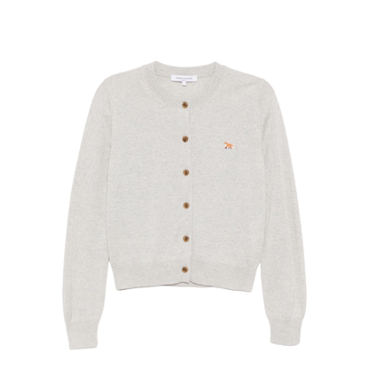 Light Grey Front Button Fastening Top