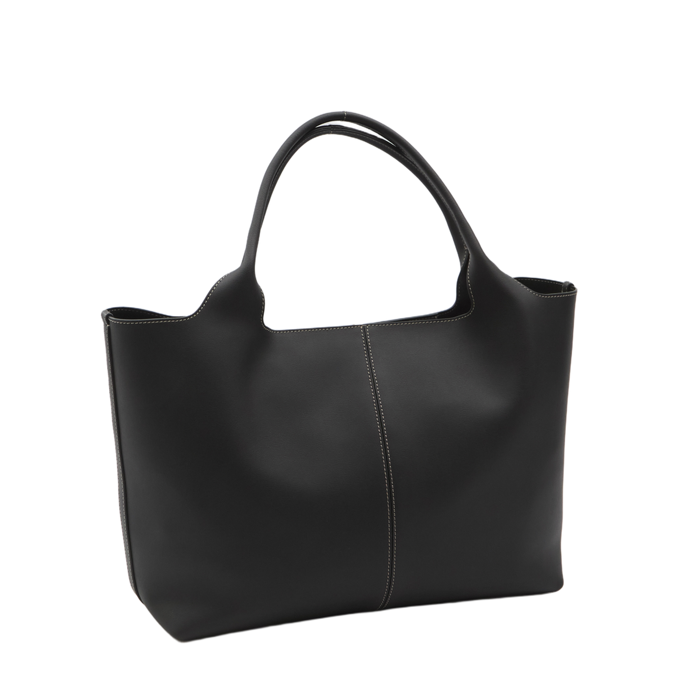 Leather Shopping Bag Medium-Small
