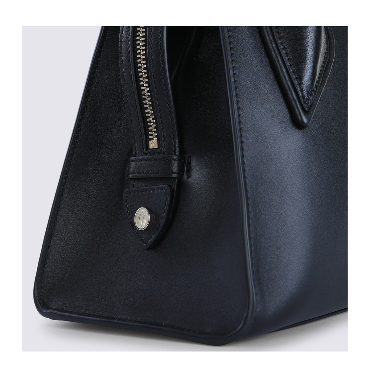 Venus Medium Calf Leather Shoulder Bag - Black