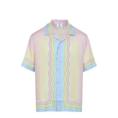 MAYFEYR - Casablanca - All-Over Monogram Jacquard Pattern Polo Shirt - MSP26SH00303