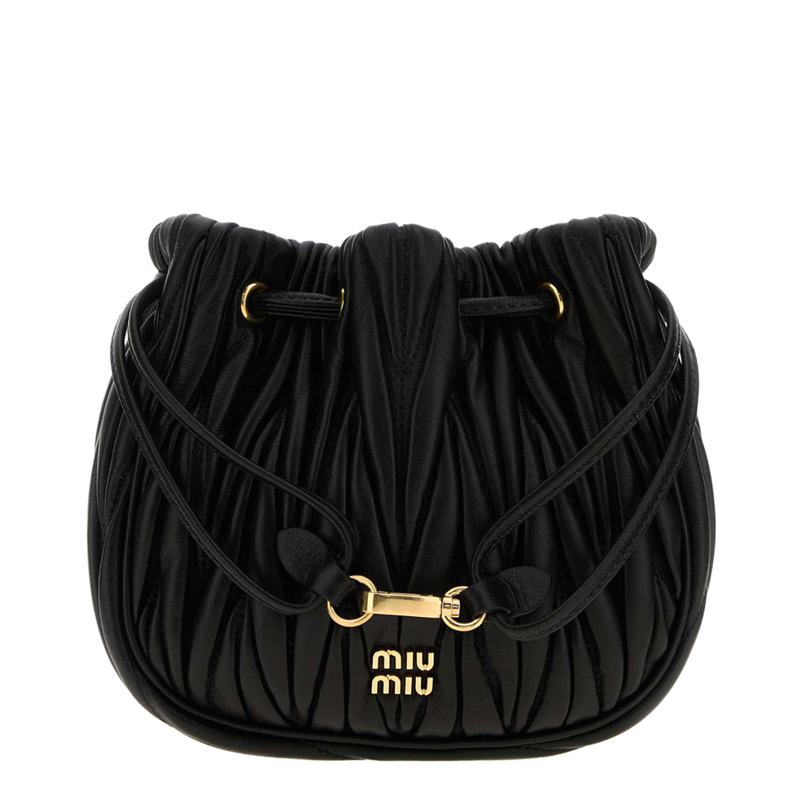 Black Nappa Leather Pouch