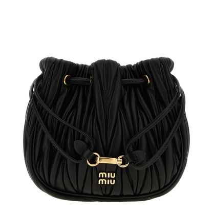 Black Nappa Leather Pouch