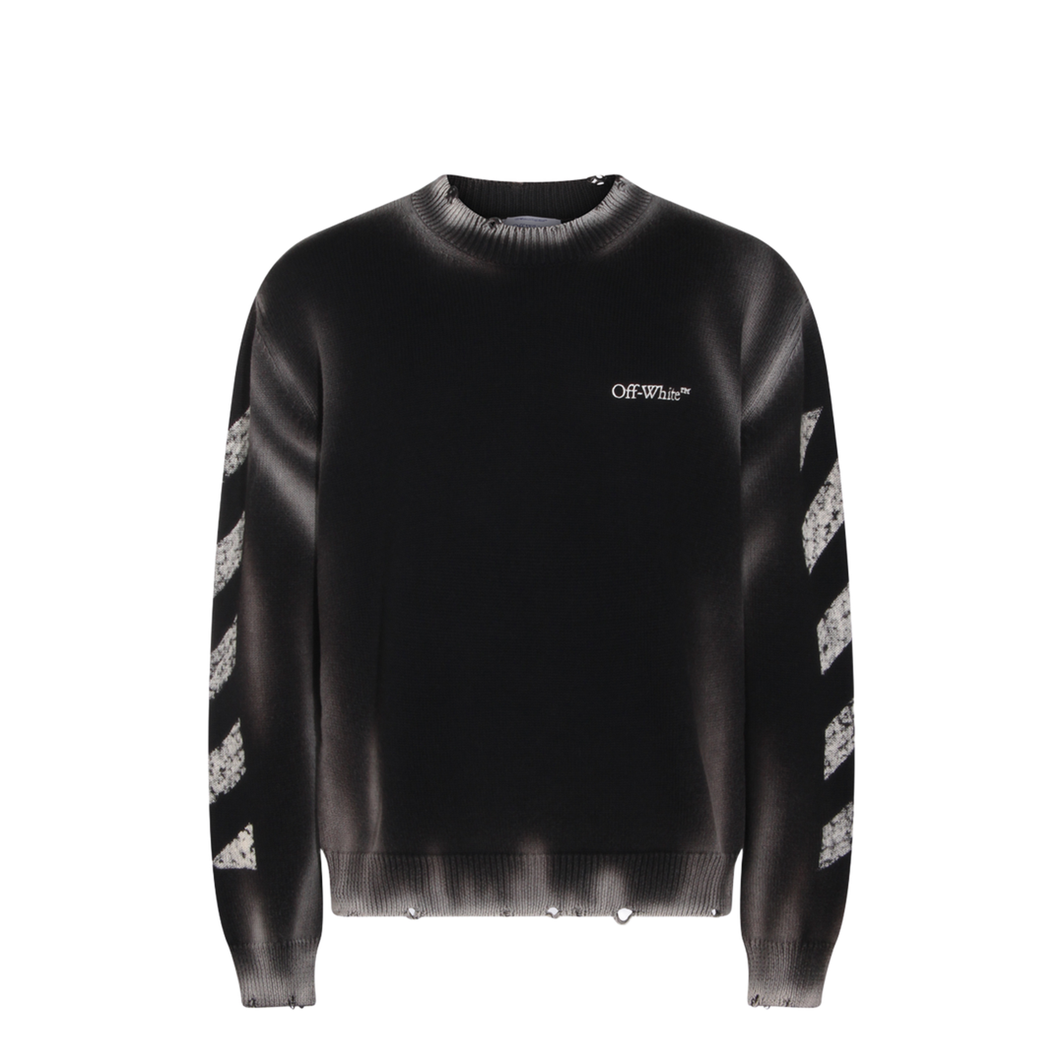 Diag Arr Corrosion Sweater Black