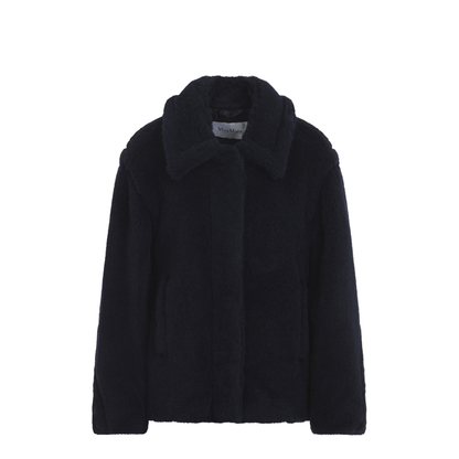 MAYFEYR - Max Mara - Fuggito Short Blue Teddy Coat - 2611081021600