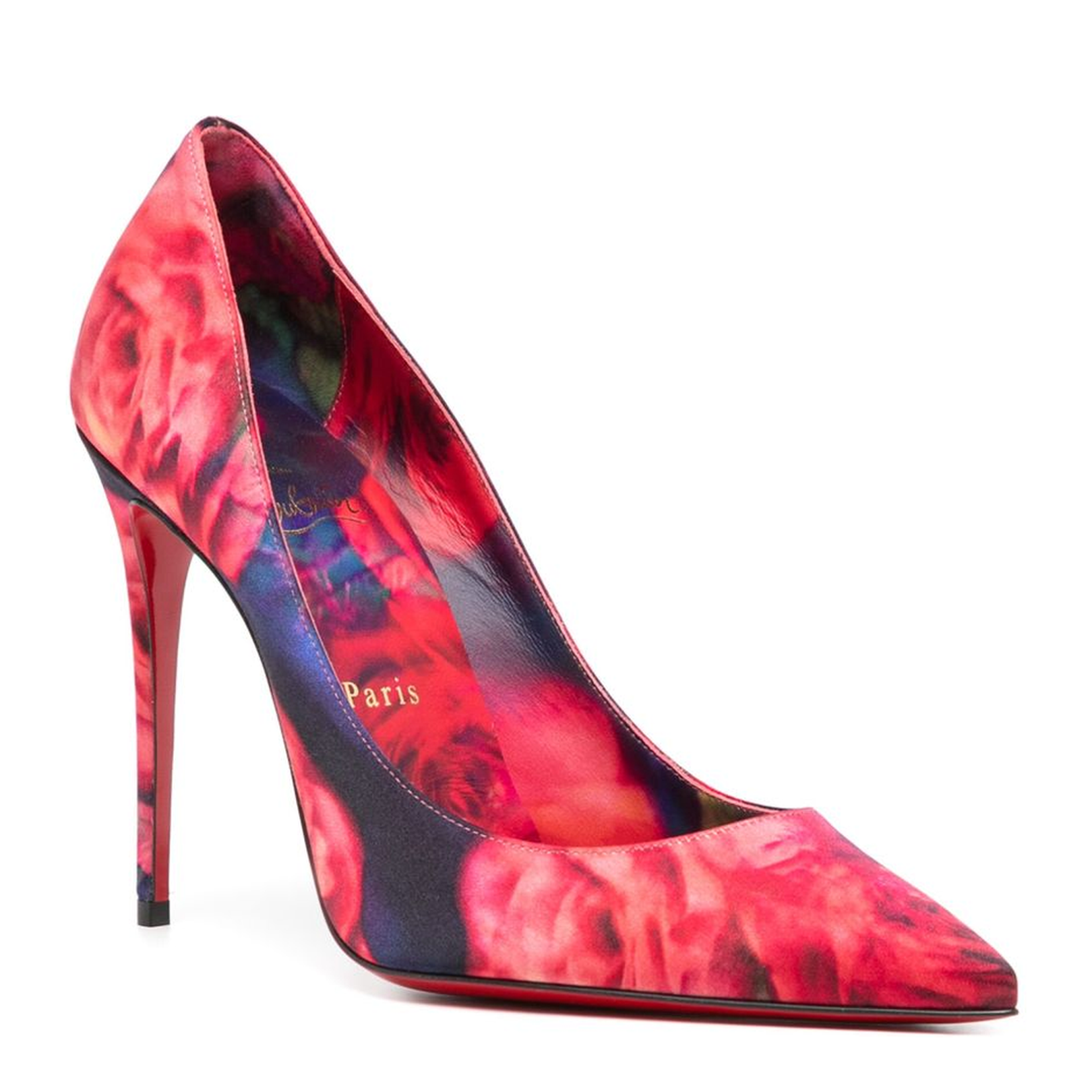 Rose Red Pointed Toe High Heel