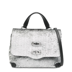 Postina CBI Baby Calfskin Top-Handle Bag - Silver