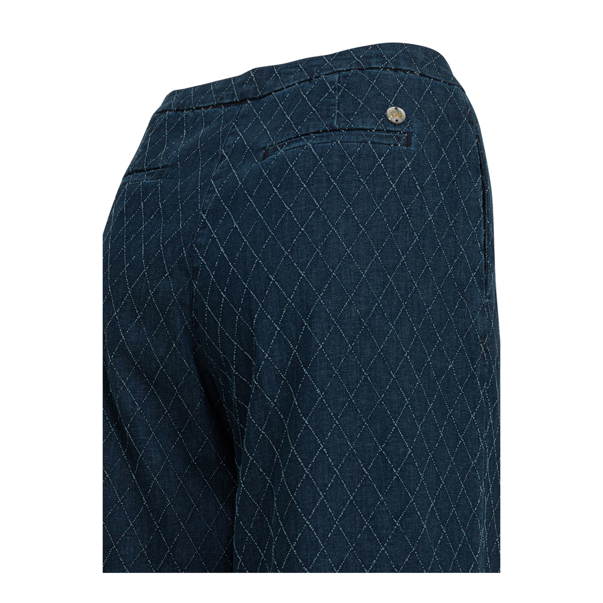 MAYFEYR - Shaft Jeans - Flare Pin Diamond Wide Leg Jeans - EP1D34E0724DENIM