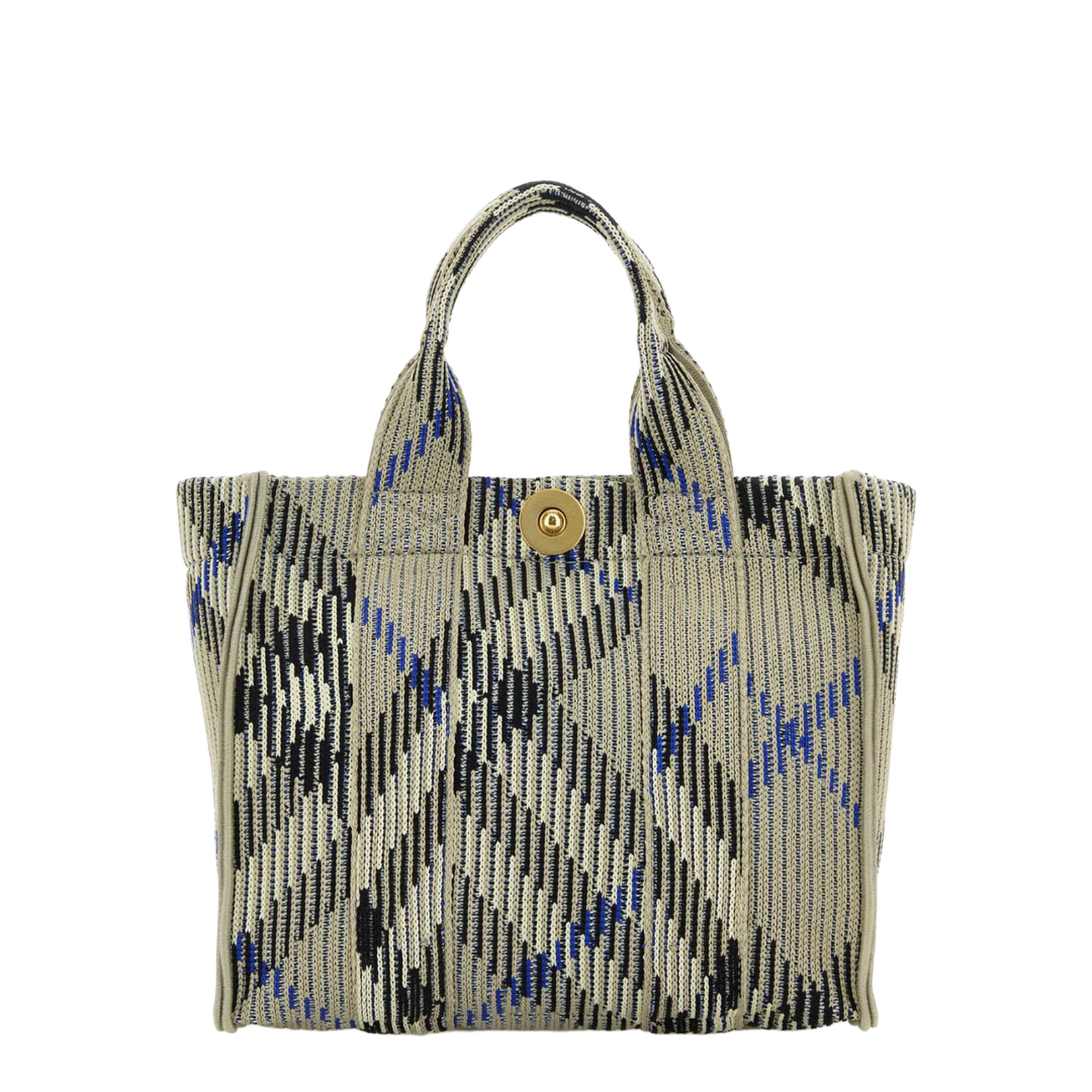 ハンドバッグ Burberry Embroidered nylon mini Peg handbag (8093322 B9629) Embroidered Nylon Mini Handbag – MAYFEYR