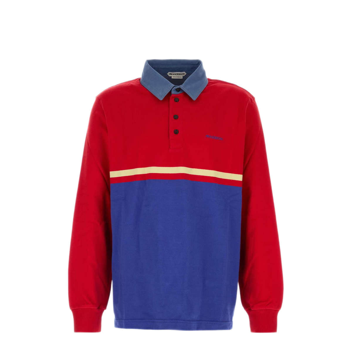 MAYFEYR - JW ANDERSON - Multicolor Cotton Polo Shirt - JO0298PG1938454