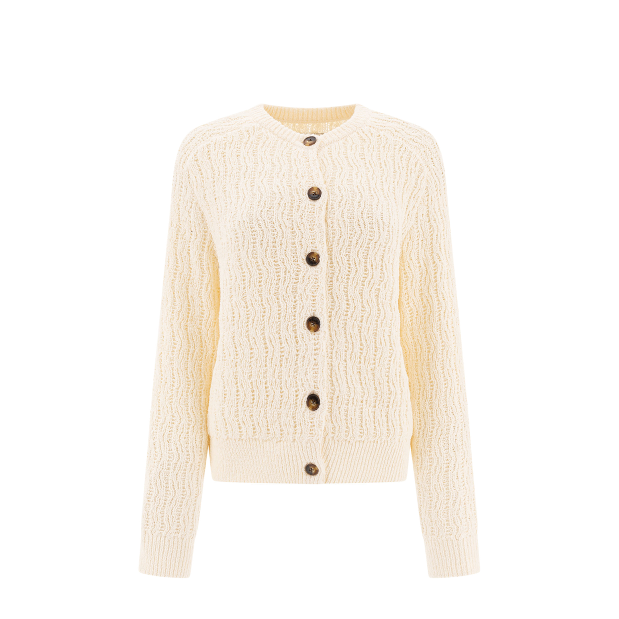 MAYFEYR - Loulou Studio - Sean Cardigan - SEANRICEIVORY
