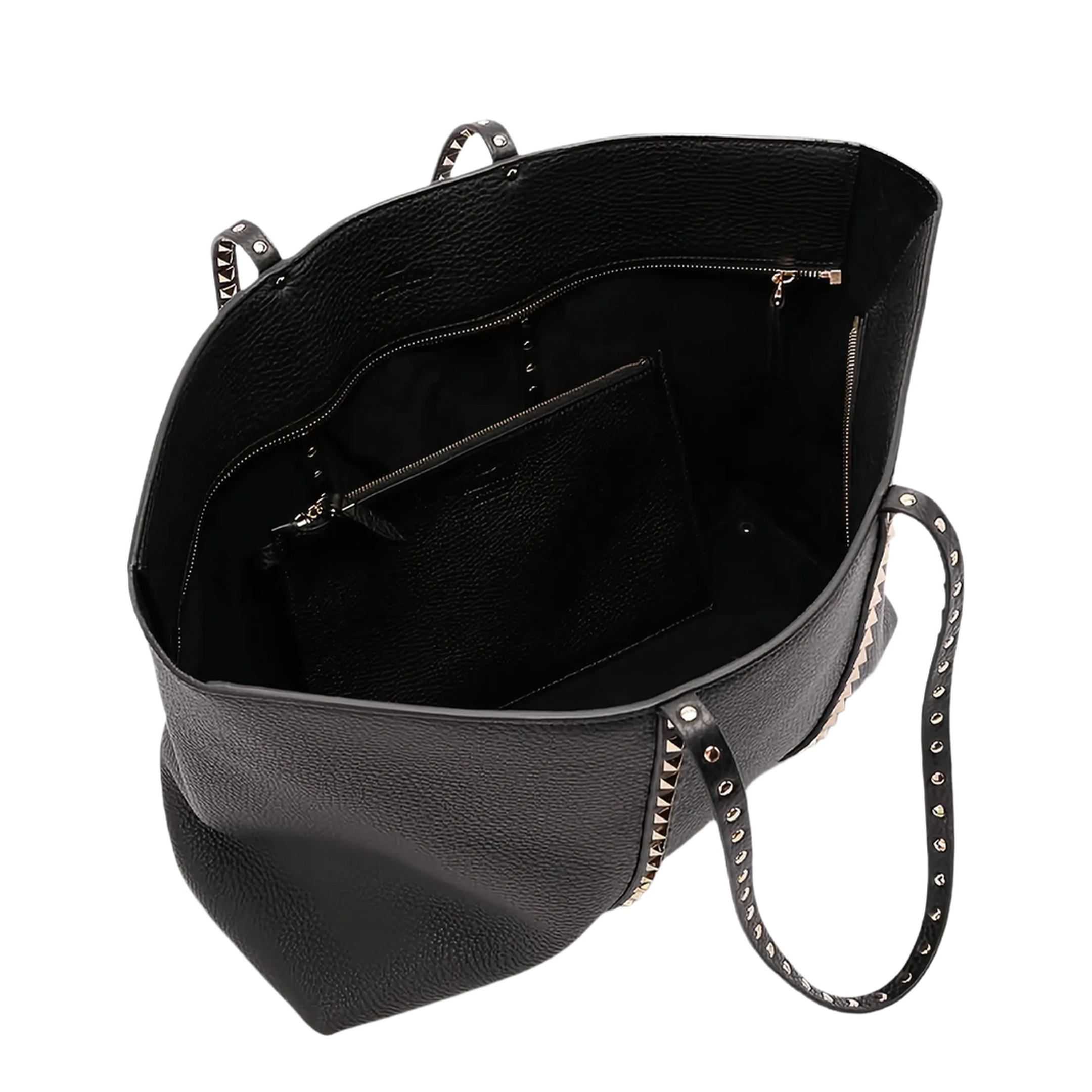 MAYFEYR - Valentino - Rockstud Shopping Bag In Grainy Leather - WB0R04VSF