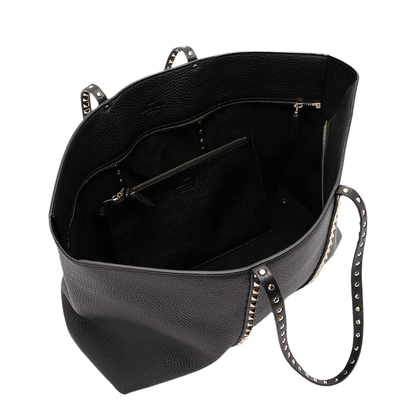 MAYFEYR - Valentino - Rockstud Shopping Bag In Grainy Leather - WB0R04VSF