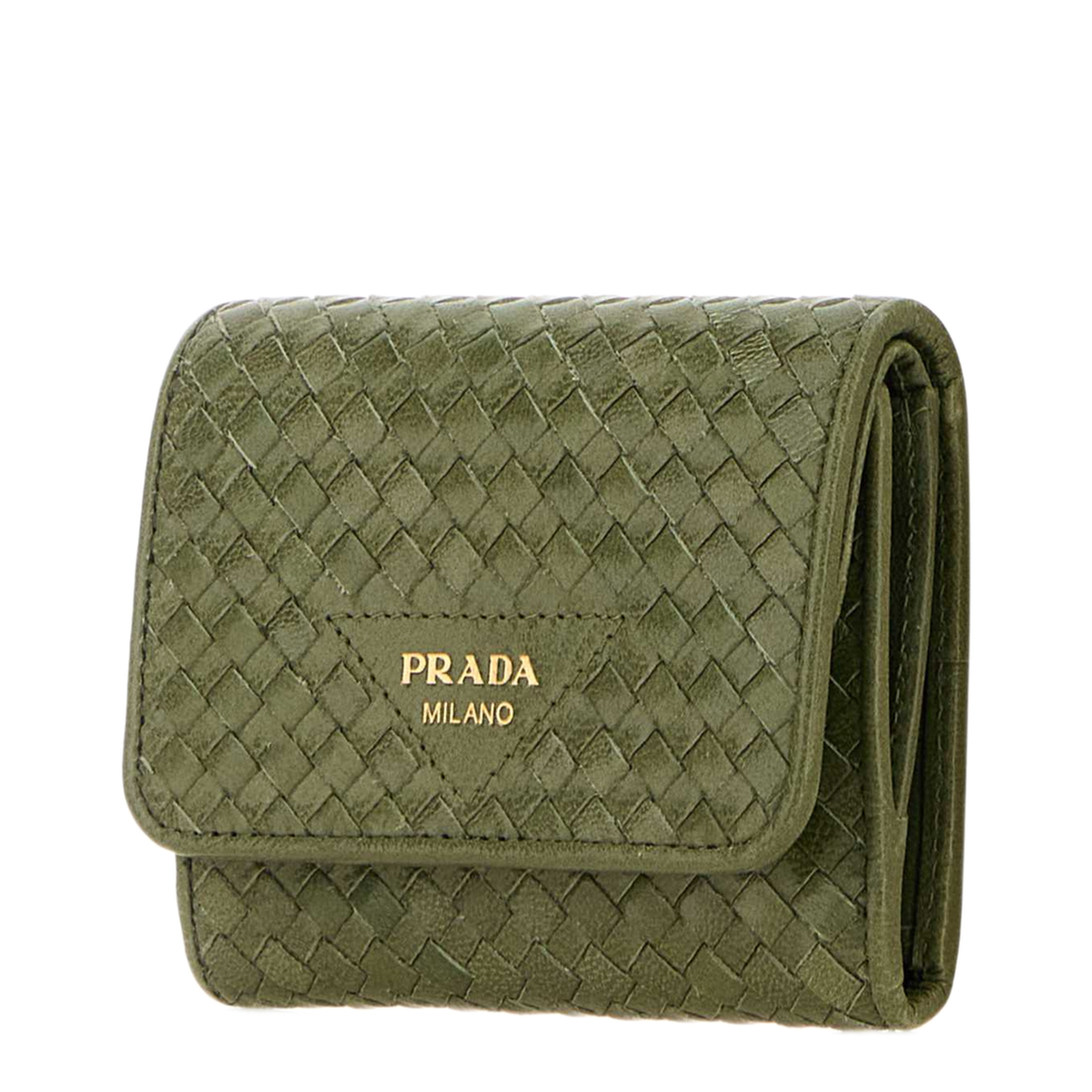 MAYFEYR - Prada - Green Leather Wallet - 1MH0432BE1F0229