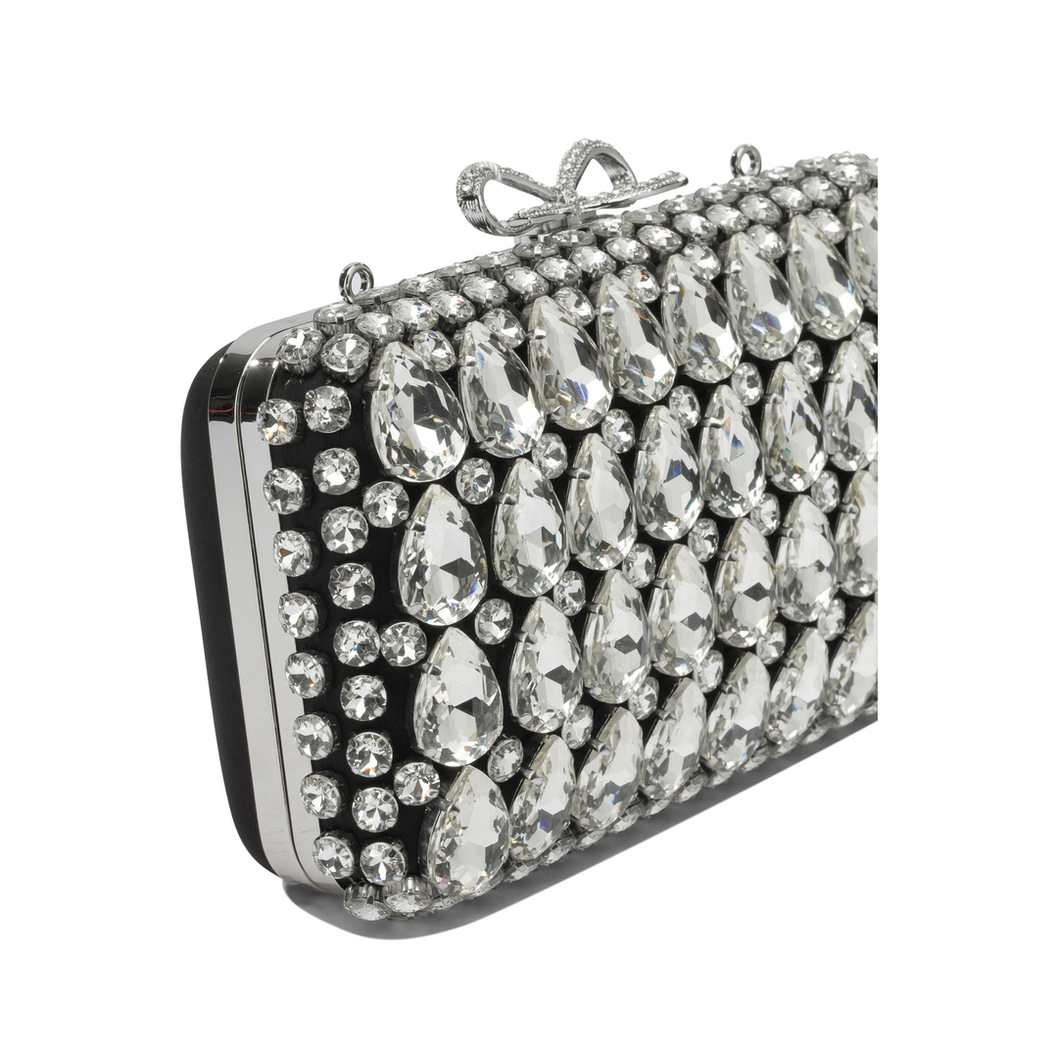 MAYFEYR - Self Portrait - Clutch With Crystals - SS26305ABBLACK
