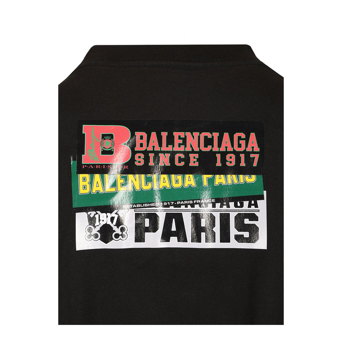 MAYFEYR - Balenciaga - Medium Fit T-Shirt Bumper Stickers Dry Jersey - 764235TUVS31000