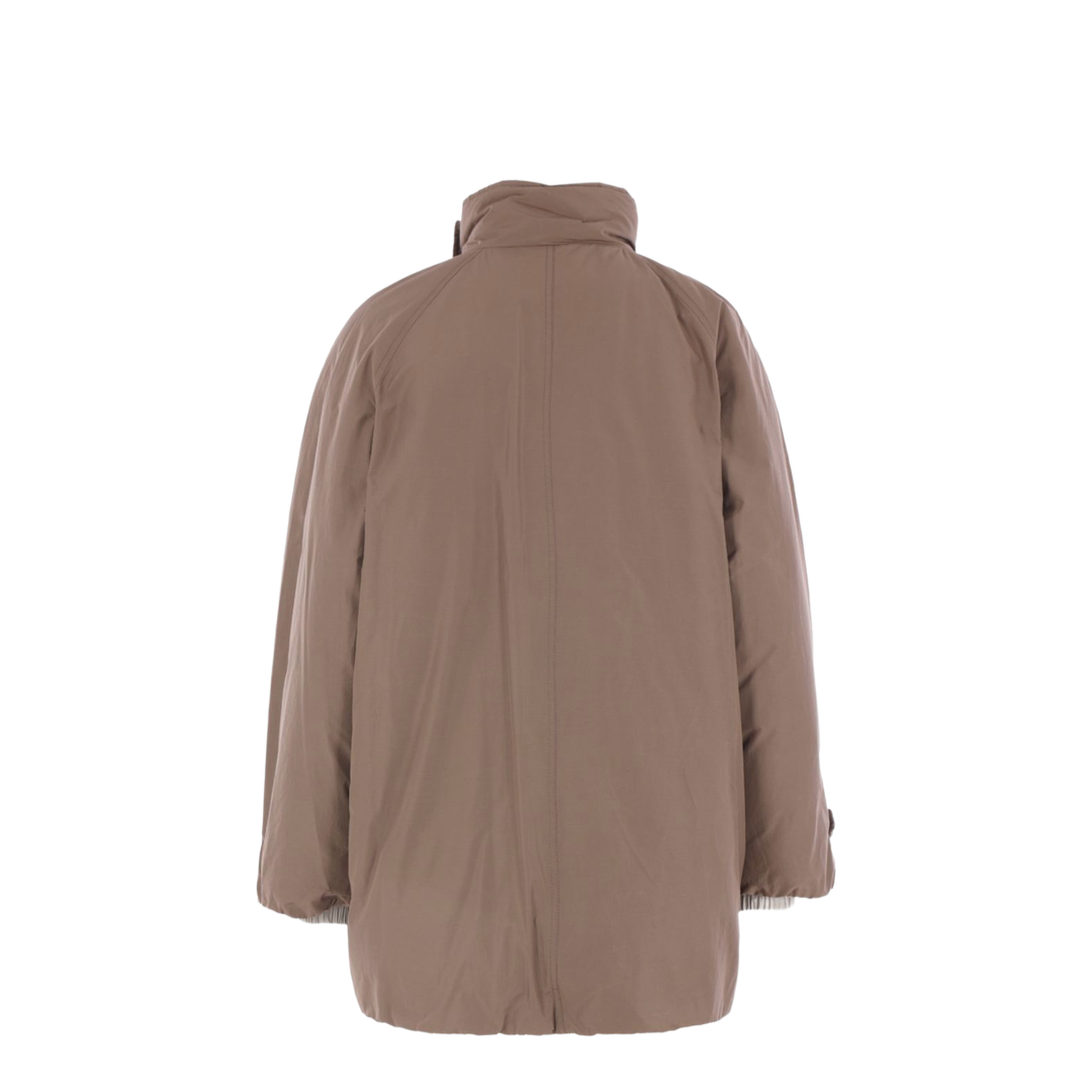 Brown Double-Breasted Coat