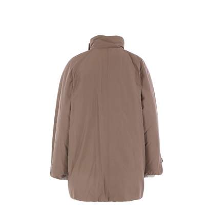 Brown Double-Breasted Coat