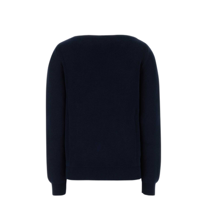 Cotton Boat Neck Sweater