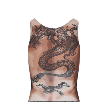 MAYFEYR - Jean Paul Gaultier - Safe Sex Tattoo Top - 2601WTO457M026P636000