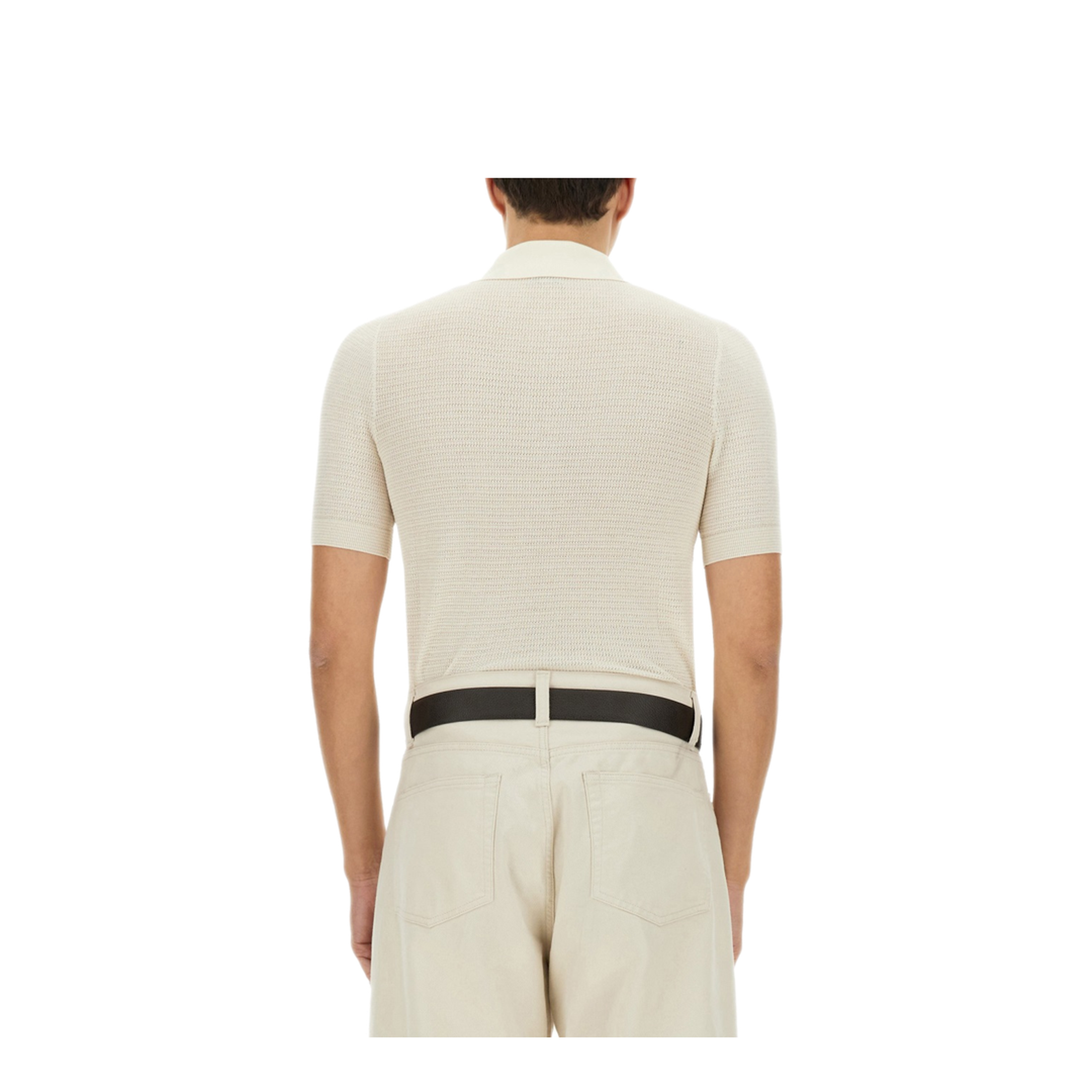 MAYFEYR - Tom Ford - Cotton And Silk Polo Shirt - KPS019YMC026S25XAWAW