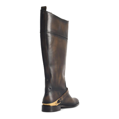 MAYFEYR - Golden Goose - Charlie Dark Brown Leather Boots - GWF00897F00763155390