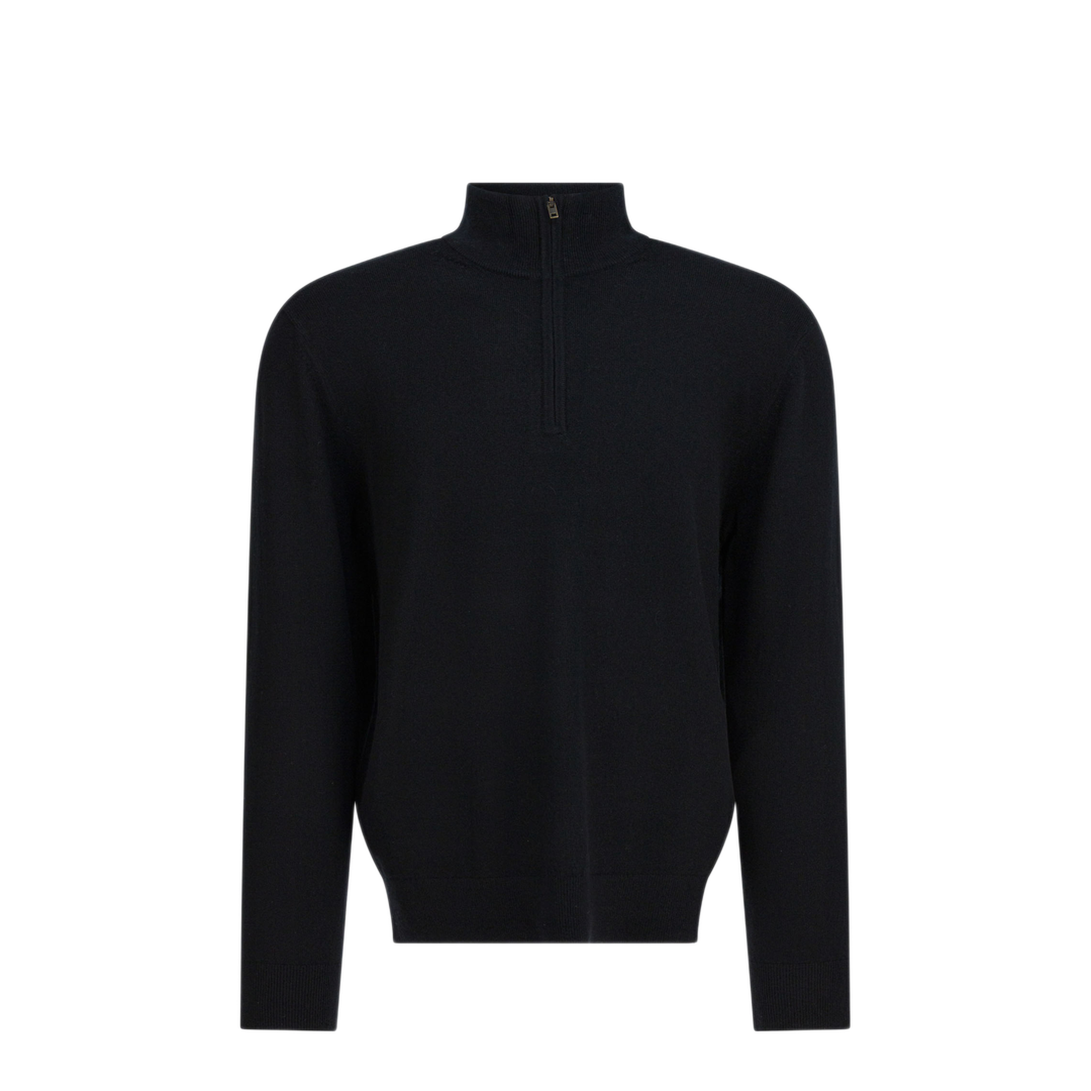 MAYFEYR - Vince - Cashmere Sweater With Half Zipper - MR8066577A001BLK