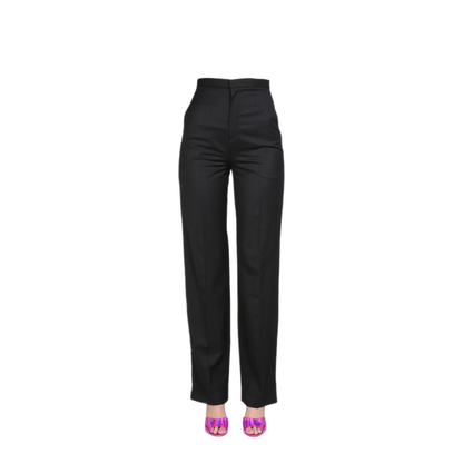 MAYFEYR - ANOUKI - Straight Leg Pants - ASS22N06PABKBLACK