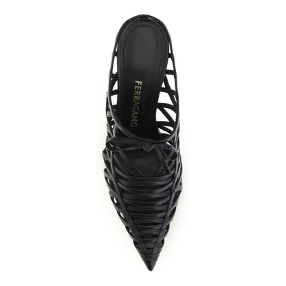 MAYFEYR - Ferragamo - S Sculpted Heel Mules - 792817