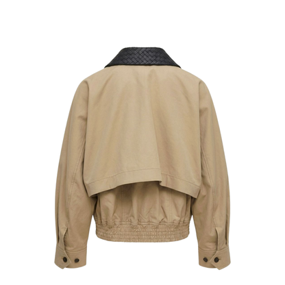 MAYFEYR - Bottega Veneta - Cotton Blouson In Sahara - 852425V6KO02549